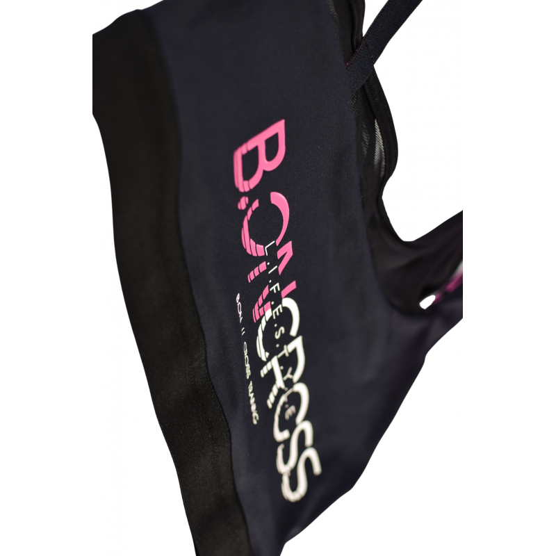 Top Feminino B.ON Cross Preto e Rosa - 24270858