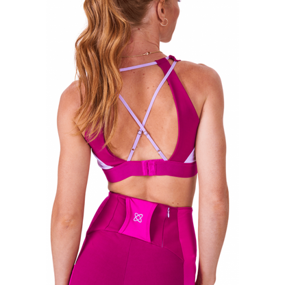 Top Feminino B.ON Fitness Bordô - 24270856