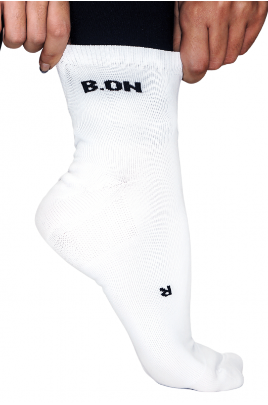 White B.ON Low Top Sock - 24270927