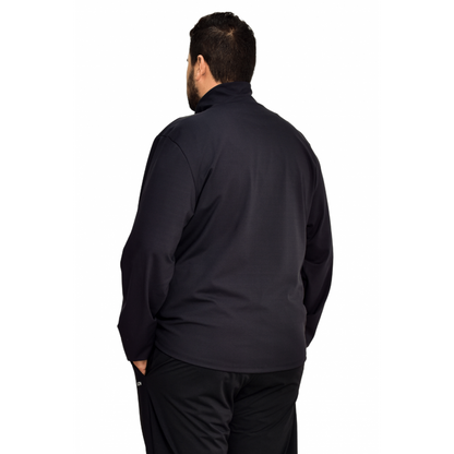 Men's B.ON Plus Size Bomber Jacket Black - 24271075