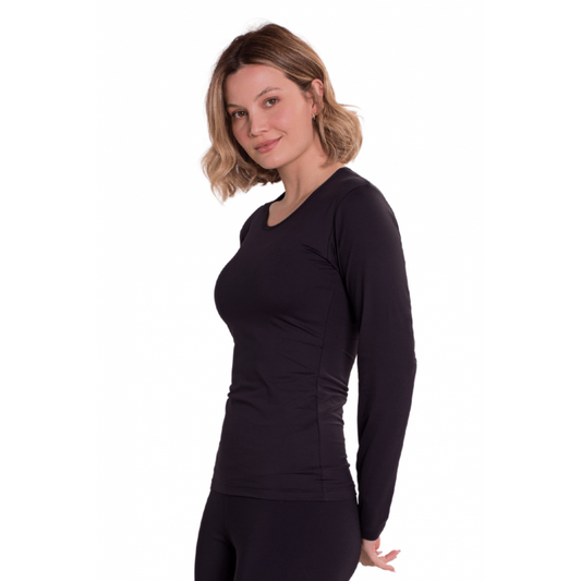 B.ON Basic Black Women's T-Shirt - 24270153