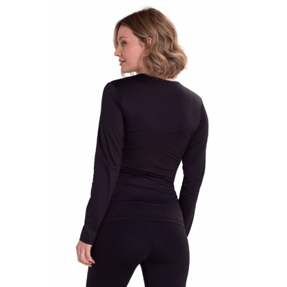 B.ON Basic Black Women's T-Shirt - 24270153
