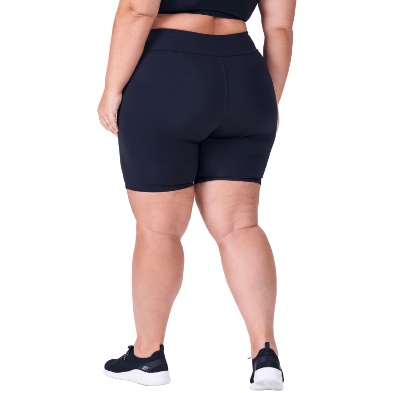 Bermuda Feminina B.ON Plus Size Basic Black - 24270200
