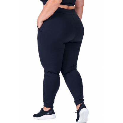 Calça Feminina B.ON Plus Size Jogger Preta - 24270206