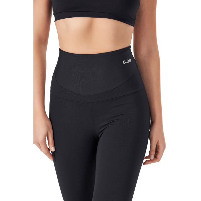 Calça Feminina B.ON Legging Chapa Barriga Preta - 24270239