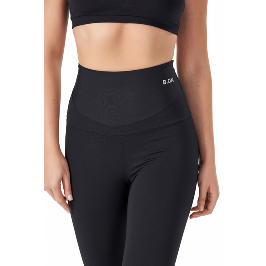 Calça Feminina B.ON Legging Chapa Barriga Preta - 24270239