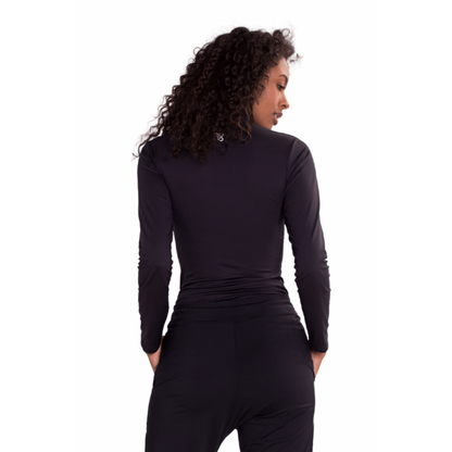 Camiseta Feminina B.ON Winter Preta - 24270318