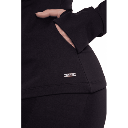 B.ON Basic Black Women's Jacket - 24270420