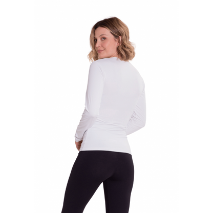 B.ON Basic White Women's T-Shirt - 24270425