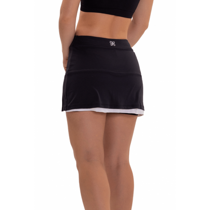 Shorts Feminino B.ON Fitness Preto e Branco - 24270428