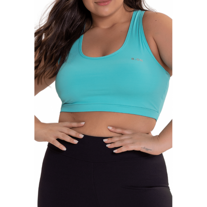 Women's Top B.ON Plus Size Basic Green - 24270445