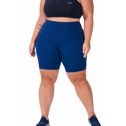 Bermuda Feminina B.ON Plus Size Basic Navy - 24270521