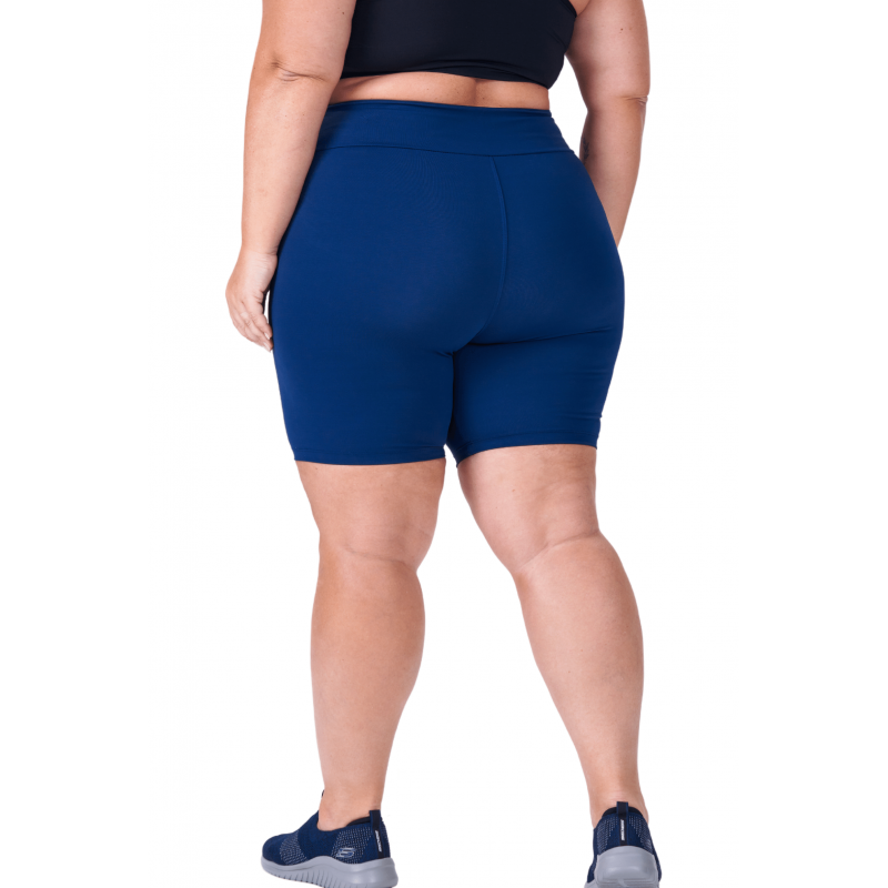Bermuda Feminina B.ON Plus Size Basic Navy - 24270521