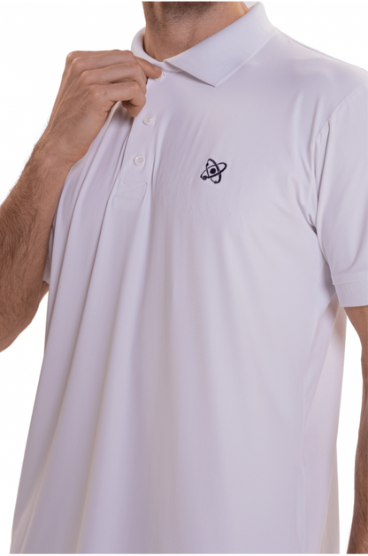 B.ON Men's White Polo Collar Shirt - 24270561