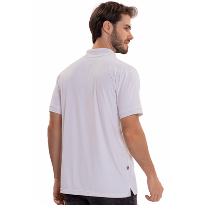B.ON Men's White Polo Collar Shirt - 24270561