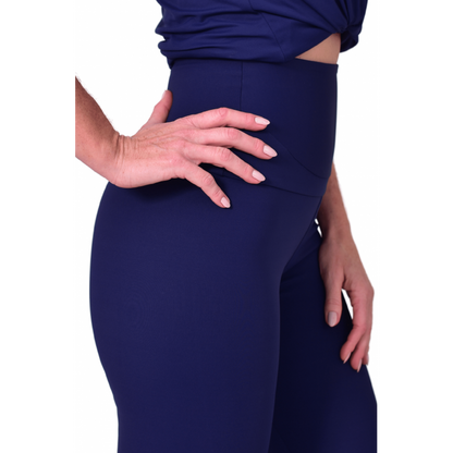 B.ON Pantalón Mujer Legging Chapa Belly Azul Marino - 24270488