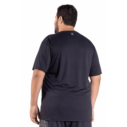 Men's T-Shirt B.ON Basic Plus Size Black - 24271113
