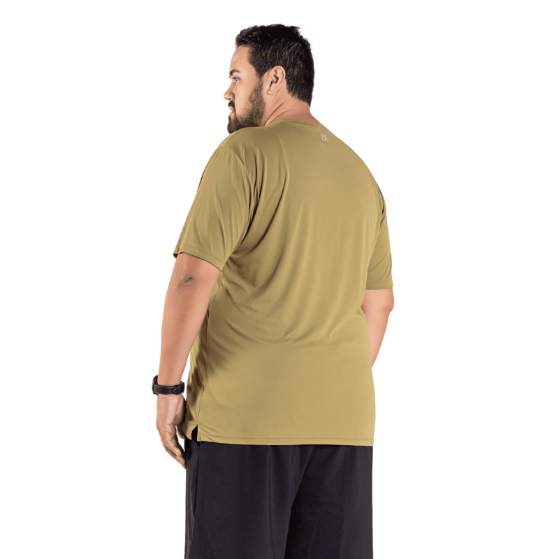 Men's T-Shirt B.ON Basic Plus Size Olive Green - 24271132 