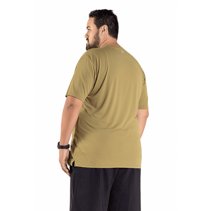 Men's T-Shirt B.ON Basic Plus Size Olive Green - 24271132 