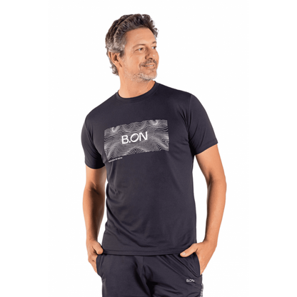 Men's T-Shirt B.ON Casual Black - 24271013