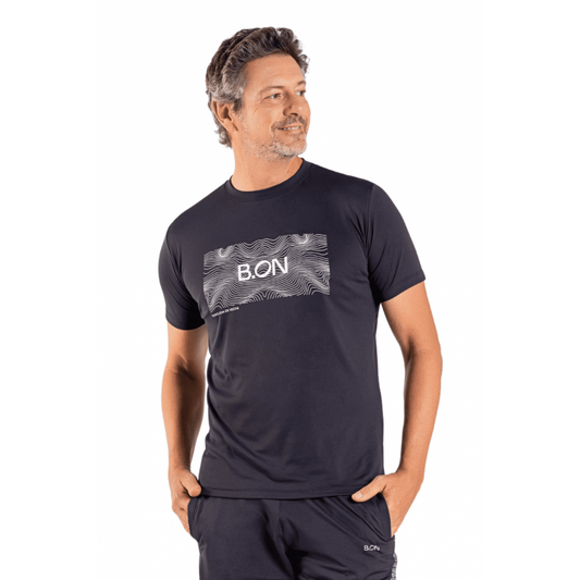 Men's T-Shirt B.ON Casual Black - 24271013