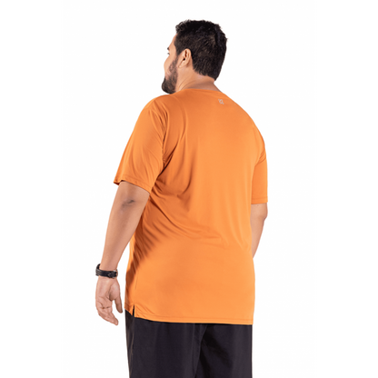 Men's T-Shirt B.ON Basic Plus Size Orange Tile - 24271130 