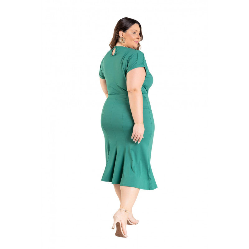 B.ON Falda de mujer verde casual talla grande - 24271105