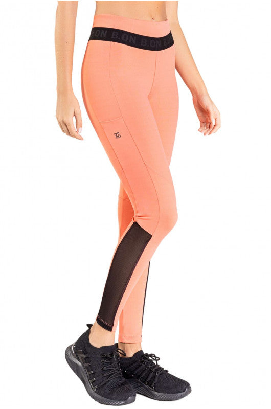 Calça Feminina B.ON Legging Fitness Coral - 24271021