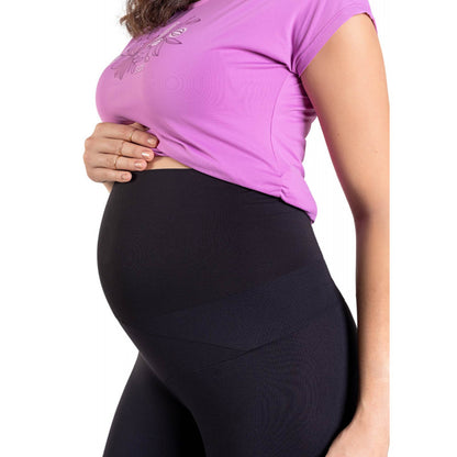 B.ON Women's Pants Black Maternity Leggings - 24271071 Model:LEGGING